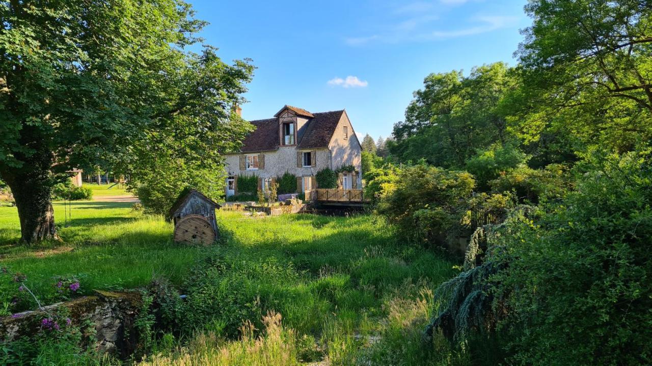 Chambres D'Hotes Le Moulin De Crouy Exteriör bild